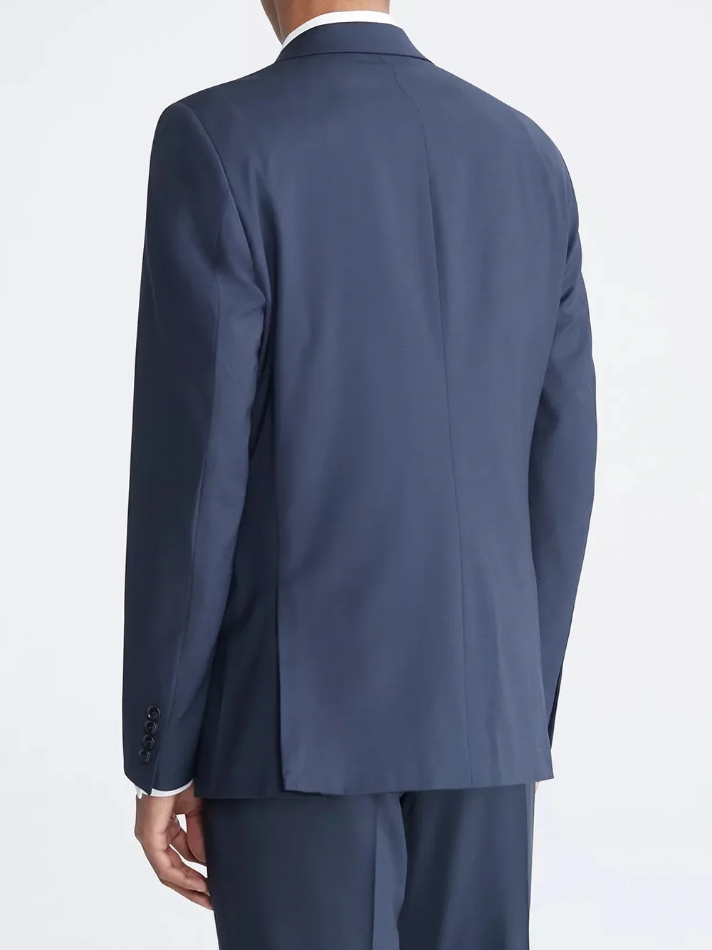 Brand New-Calvin Klein Navy Slim-Fit Suit Jacket